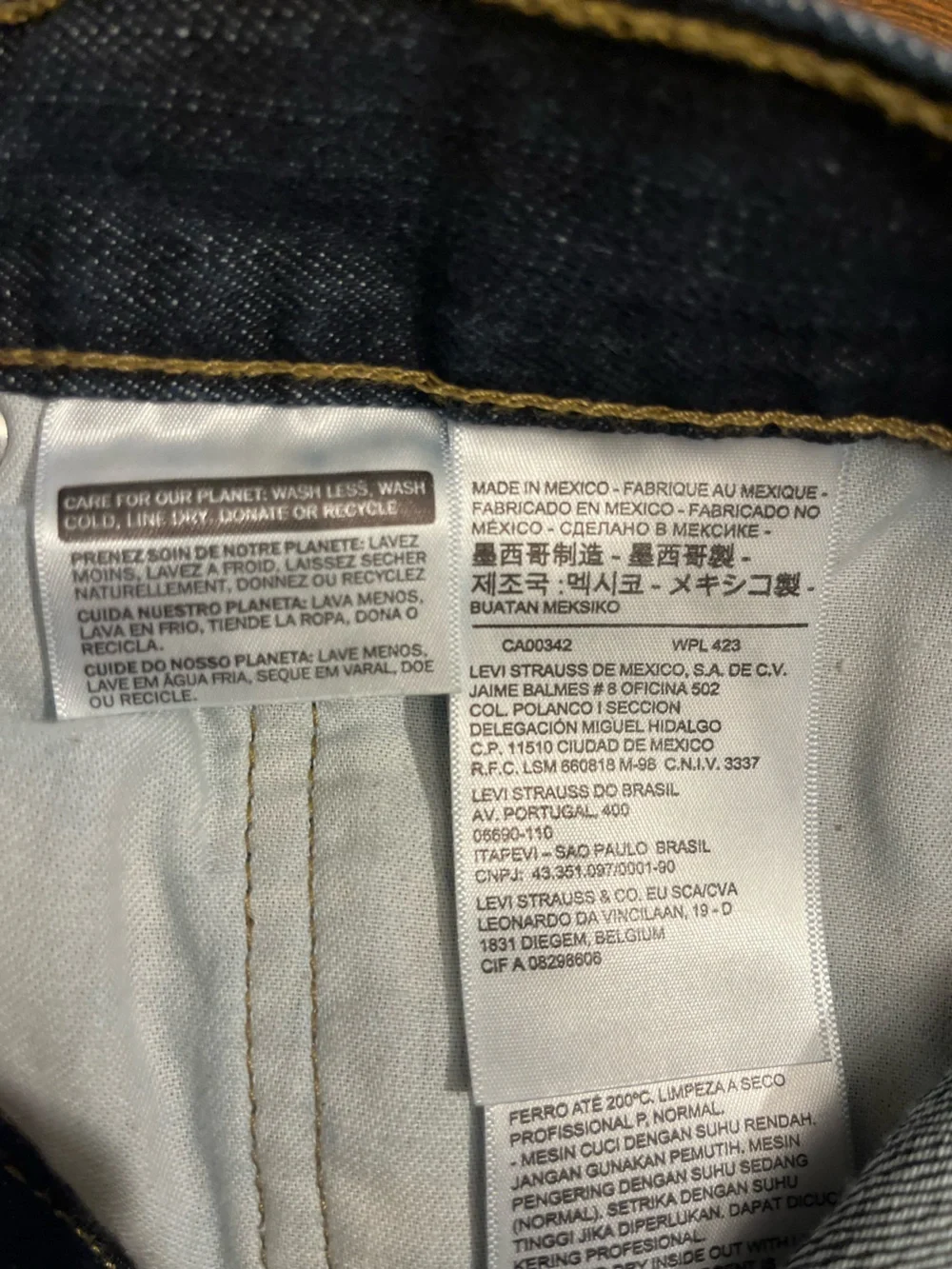 Levi's 514 Men's dark Slim Straight Jeans size 34x30